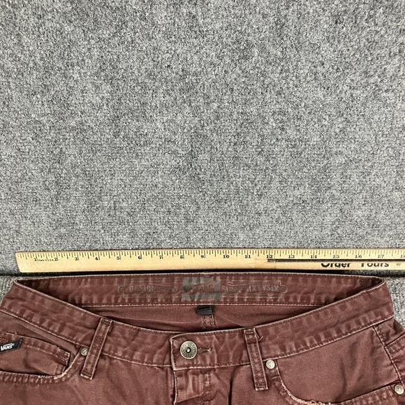 Jeans Womens Size 34x34 Brown Straight Leg Stretch Casual Colored Denim - Picture 5 of 11